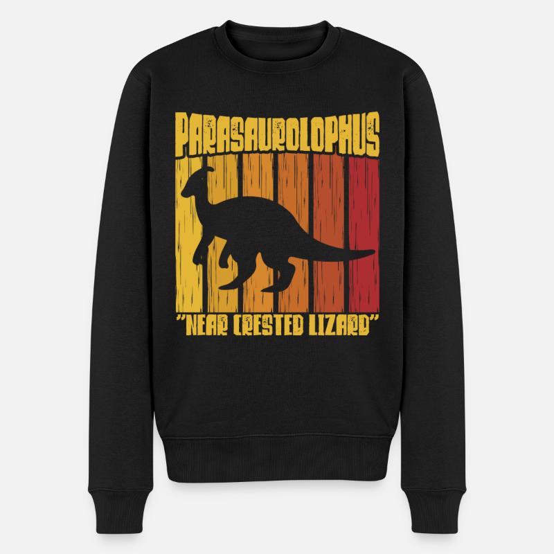 Parasaurolophus Dinosaur Lover Cadeau - Pull Premium bio Homme - noir