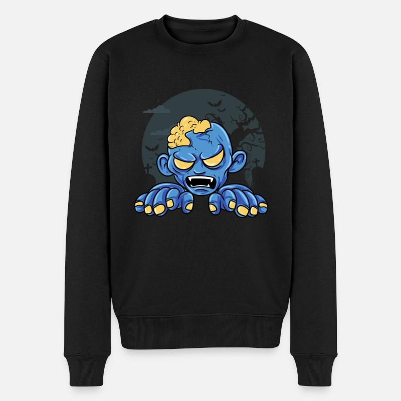 Zombi - Pull Premium bio Homme - noir