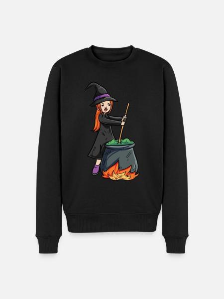 Witch Boiler - Men's Premium Organic Jumper - black