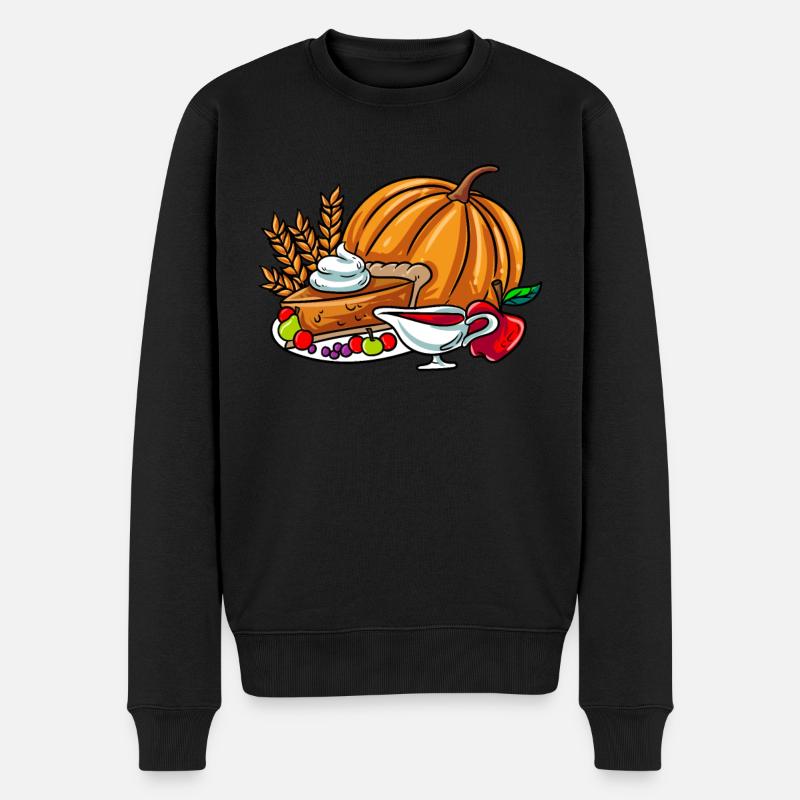 Table des aliments - Pull Premium bio Homme - noir