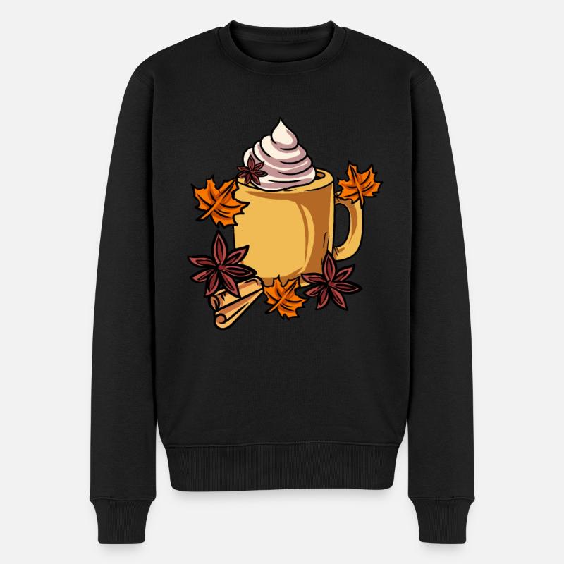 Chocolat - Pull Premium bio Homme - noir