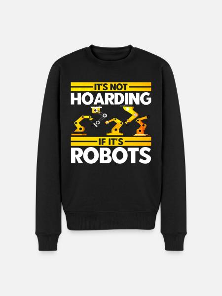 Robotics Robotics Engineer Robot Gift - Men's Premium Organic Jumper - black