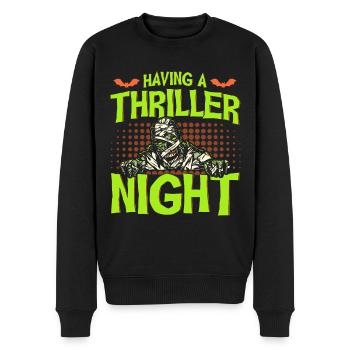 Horreur Halloween Thriller Nuit Maman Creepy - Pull Premium bio Homme - noir - Devant - Nico (187cm)