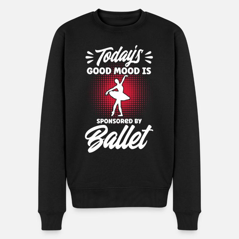 Ballett Mädchen Ballett tanzen Ballett Tanz - Männer Premium Bio Pullover - Schwarz