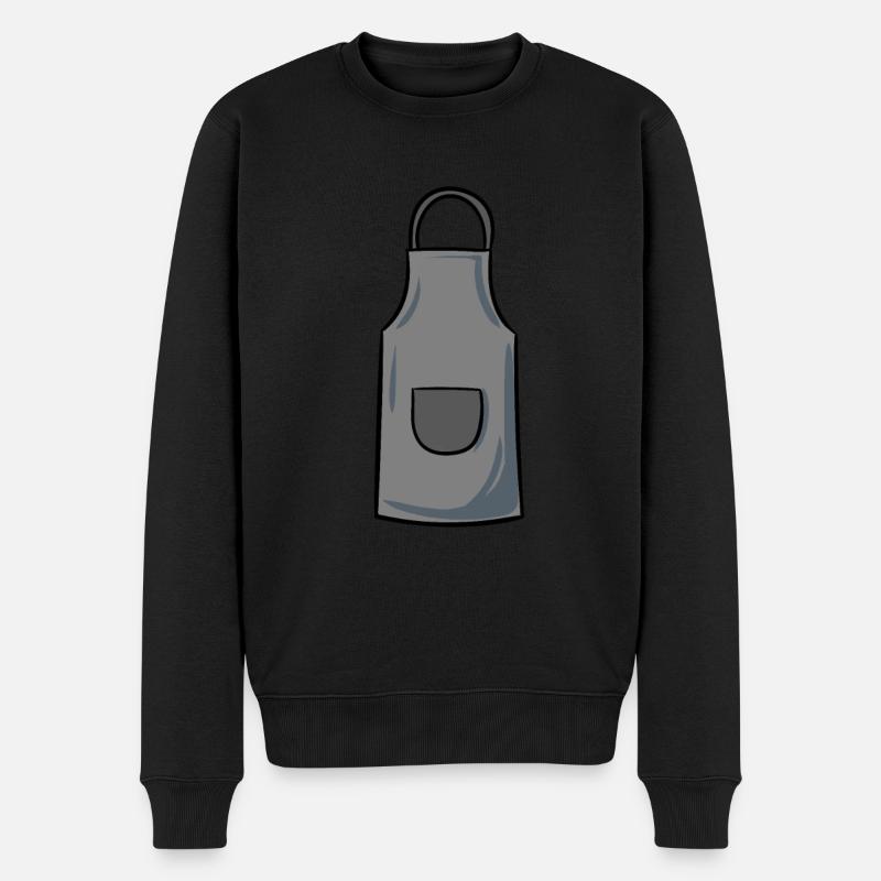Schürze - Männer Premium Bio Pullover - Schwarz