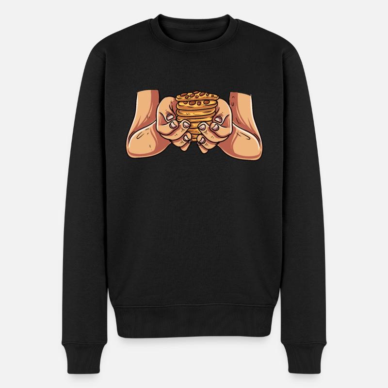 Cuisson des biscuits - Pull Premium bio Homme - noir