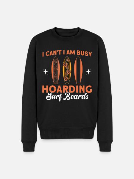 Collect Surfing Collection Gift - Men's Premium Organic Jumper - black