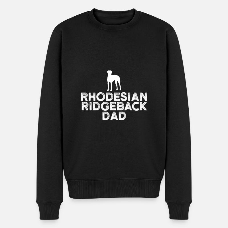 Rhodesian Ridgeback Papa - Pull Premium bio Homme - noir