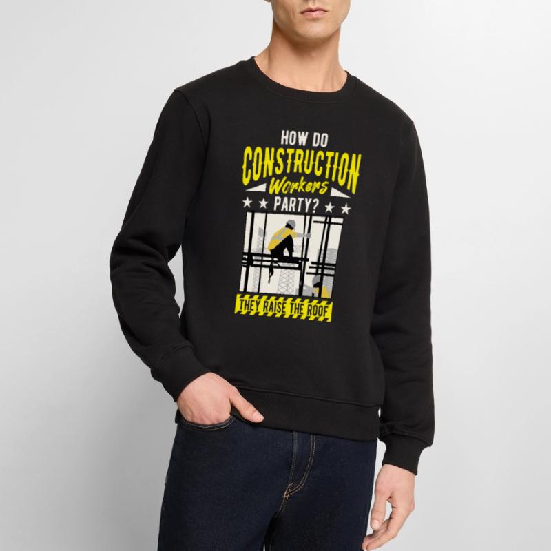 Infrastructure construction construction construction workers Men's Premium Organic Jumper