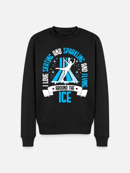 Ice skating Ice skaters - Men's Premium Organic Jumper - black