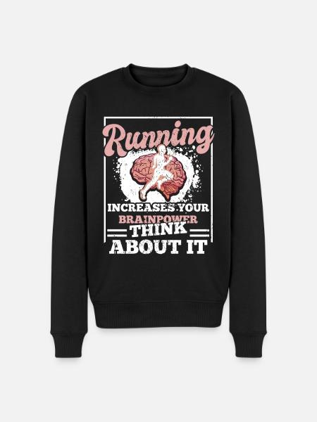 Marathon Running Equipment Ultramarathon Players - Men's Premium Organic Jumper - black