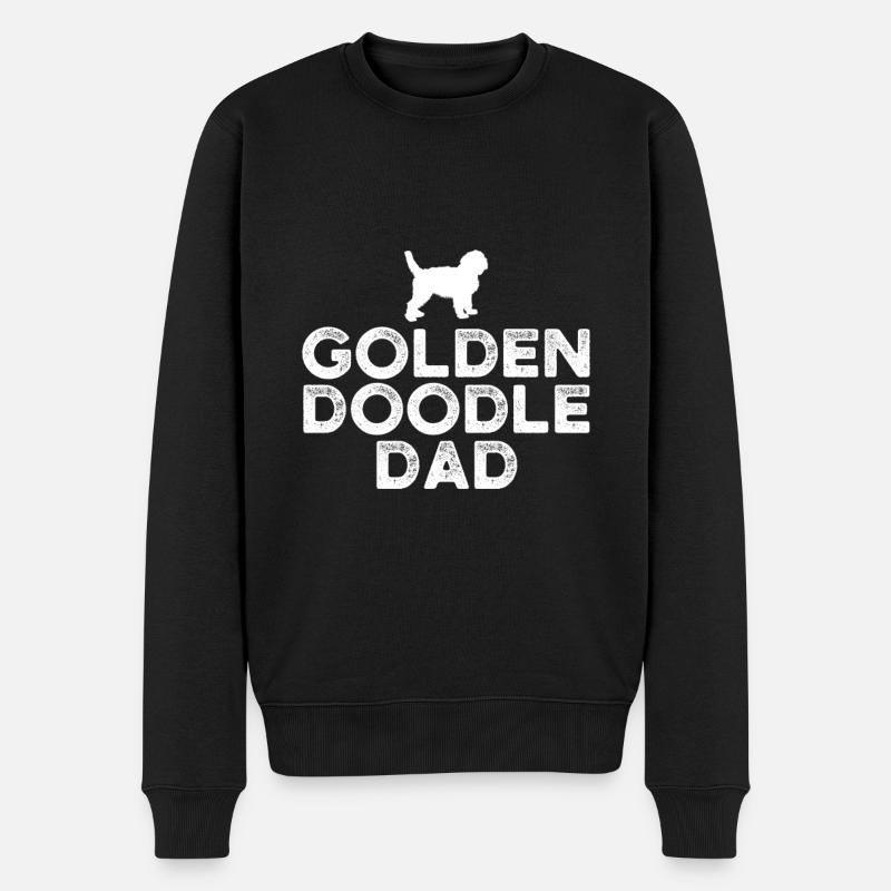 Goldendoodle Papa - Pull Premium bio Homme - noir