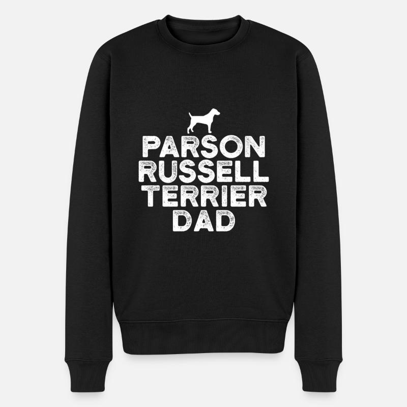 Parson Russell Terrier Papa - Pull Premium bio Homme - noir
