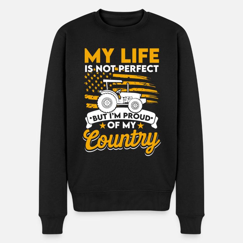 Musique country Sud-Ouest - Pull Premium bio Homme - noir