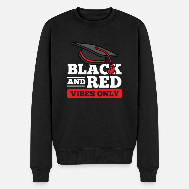 Student Abschlussklasse Absolventen - Männer Premium Bio Pullover - Schwarz