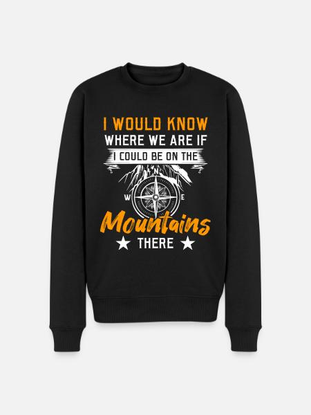 Cartography Geography Map lovers - Men's Premium Organic Jumper - black