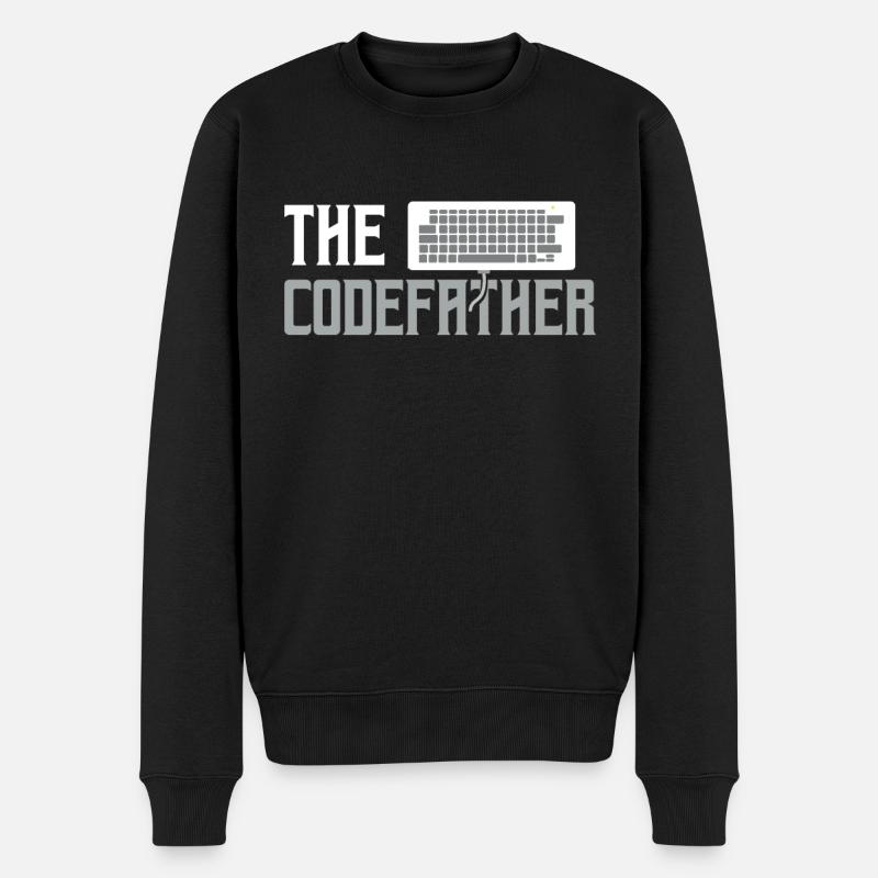 Software Programming Developer - Men's Premium Organic Jumper - black