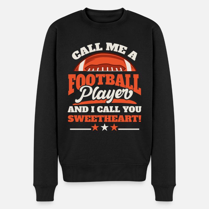 Football américain - Pull Premium bio Homme - noir