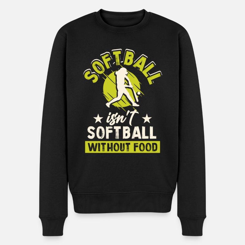 Match de balle molle - Pull Premium bio Homme - noir