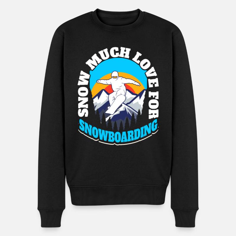 Snowboard Snowboarding Snowboarder - Pull Premium bio Homme - noir
