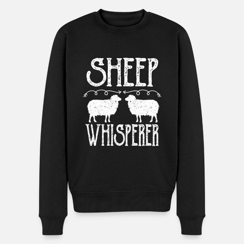 Murmure de moutons - Pull Premium bio Homme - noir