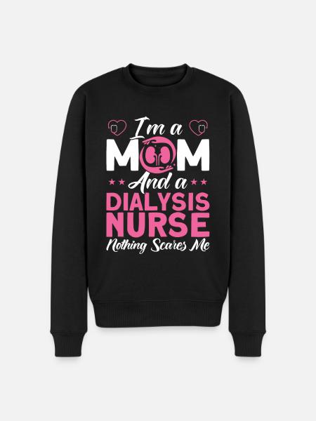 Dialysis Nurse Nurse Nurses - Men's Premium Organic Jumper - black