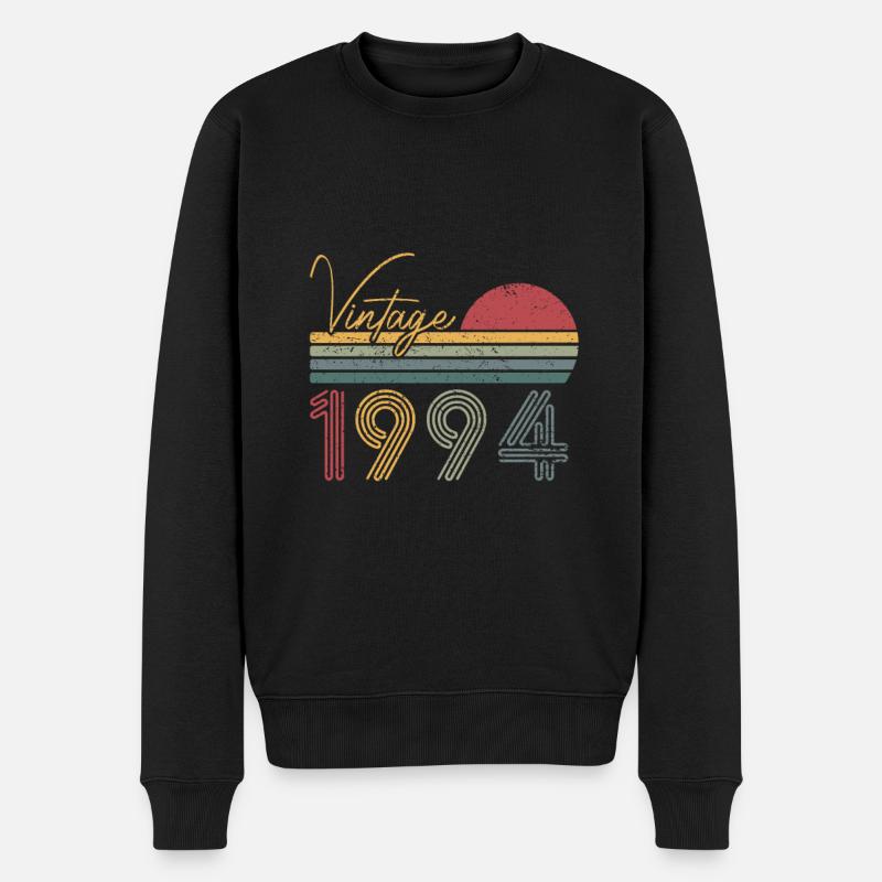1994 Limited Edition - Männer Premium Bio Pullover - Schwarz