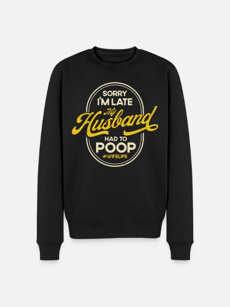 Sarcasm Irony Sarcastic Gift - Men's Premium Organic Jumper - black
