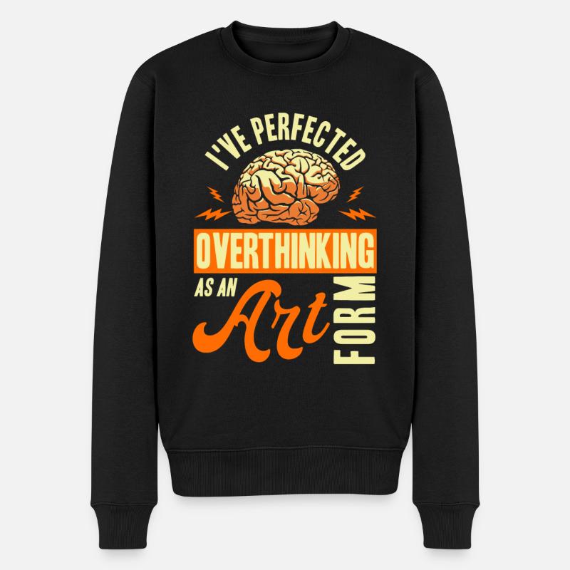 Sarcasm Sarcastic Irony Gift - Men's Premium Organic Jumper - black