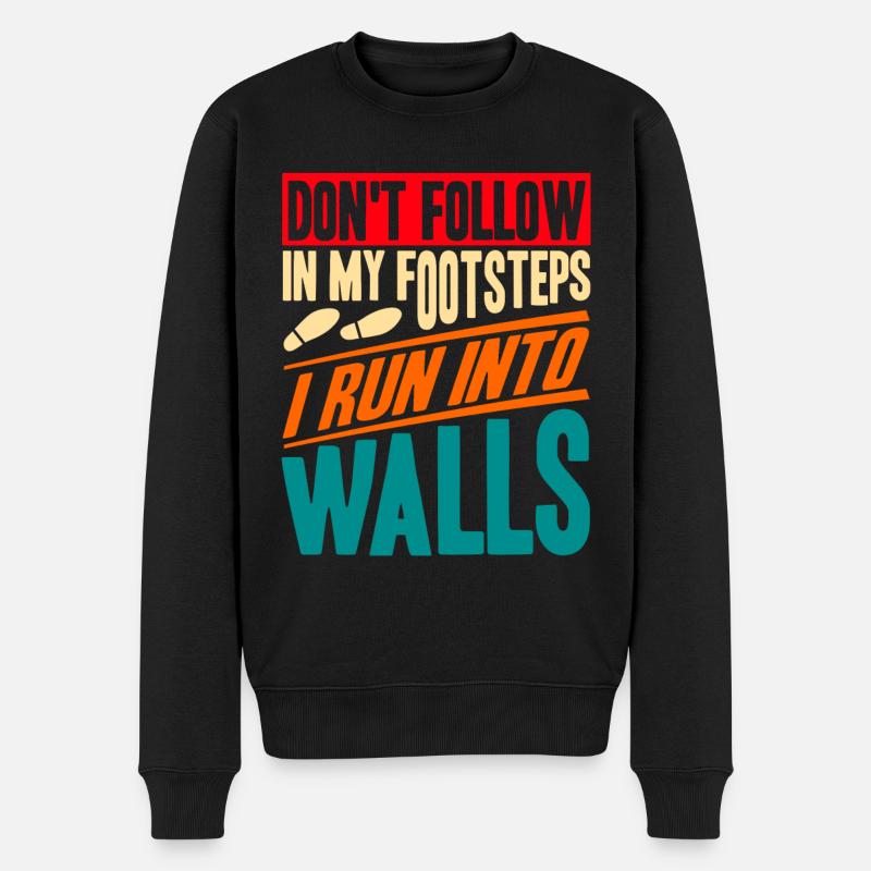 Sarcastique Noir Humour Ironie Cadeau - Pull Premium bio Homme - noir