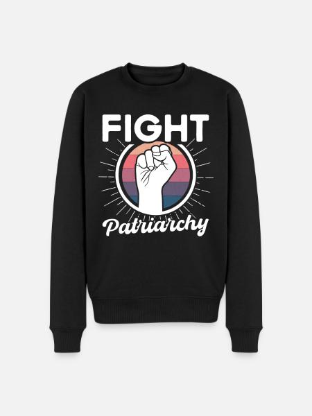 Empowerment of gender equality F - Men's Premium Organic Jumper - black