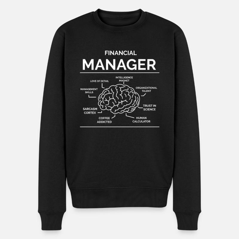 Finanz Manager - Männer Premium Bio Pullover - Schwarz