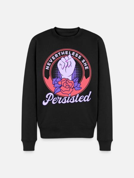 Women's Rights Feminist Empowerment - Men's Premium Organic Jumper - black