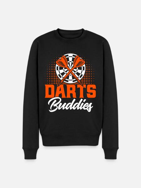 Dartboard Dart Throw Darts Gift - Men's Premium Organic Jumper - black