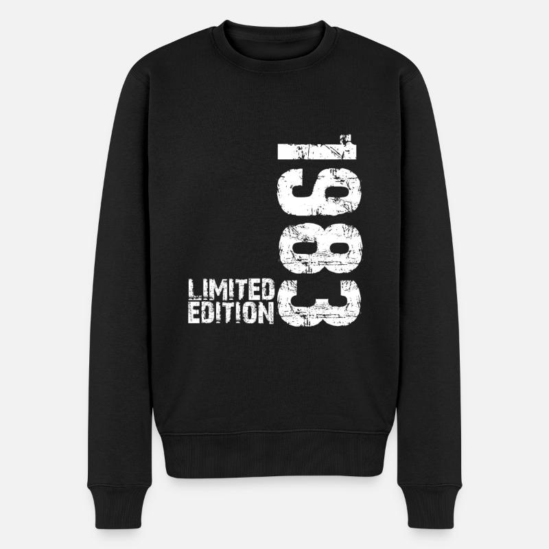1983 Édition limitée - Pull Premium bio Homme - noir