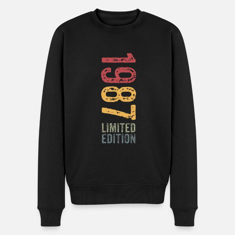 1987 Édition limitée - Pull Premium bio Homme - noir