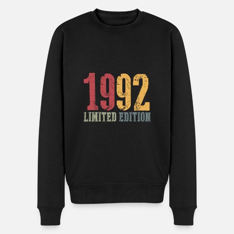 1992 Édition limitée - Pull Premium bio Homme - noir