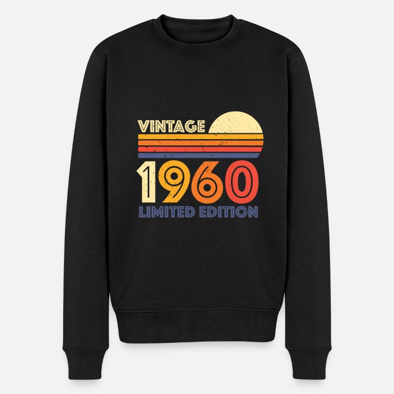 Édition limitée de 1960 - Pull Premium bio Homme - noir