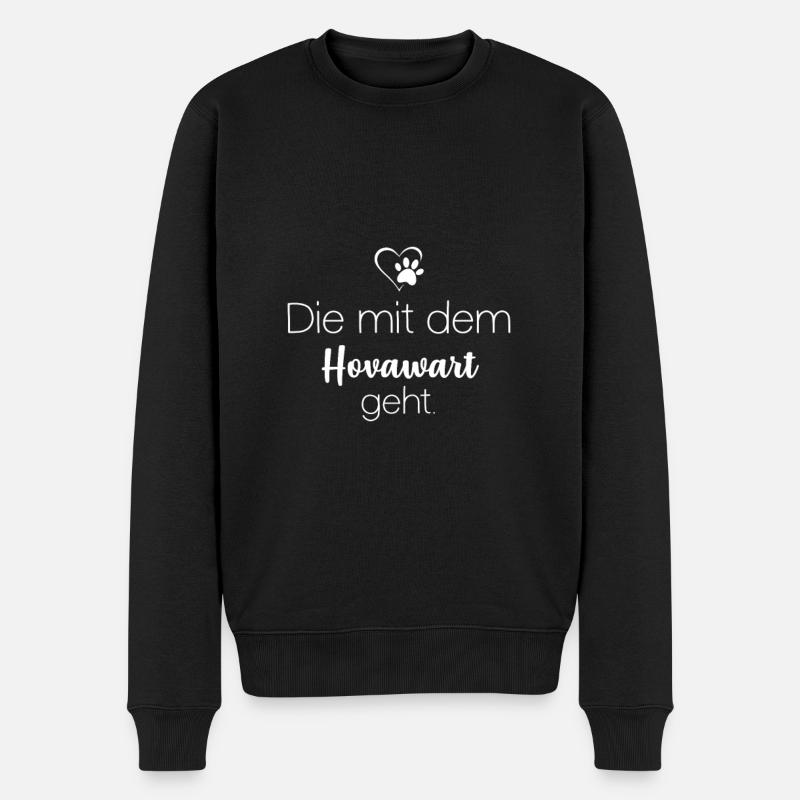 Hovawart - Männer Premium Bio Pullover - Schwarz