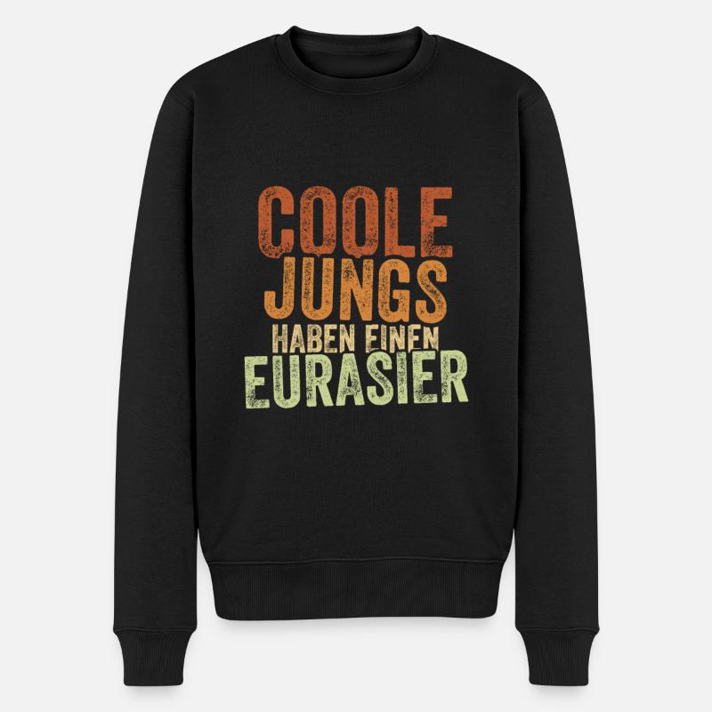 Eurasier - Männer Premium Bio Pullover - Schwarz