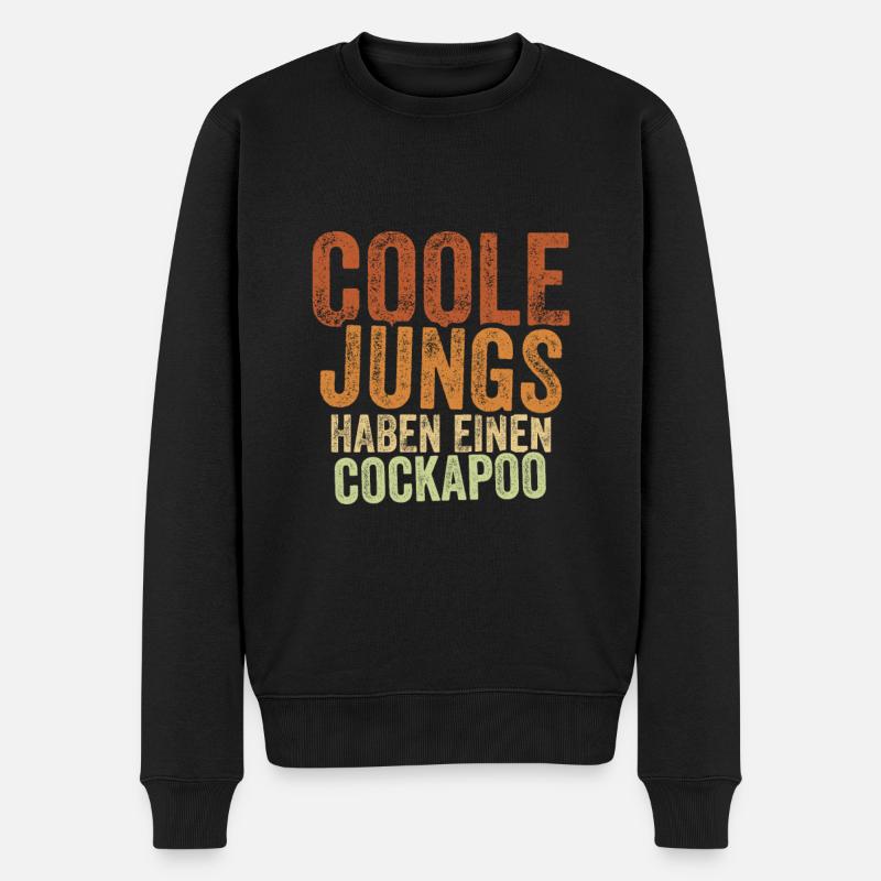 Cockapoo - Männer Premium Bio Pullover - Schwarz