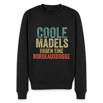 Bordeauxdogge - Männer Premium Bio Pullover - Schwarz - Vorne - Nico (187cm)