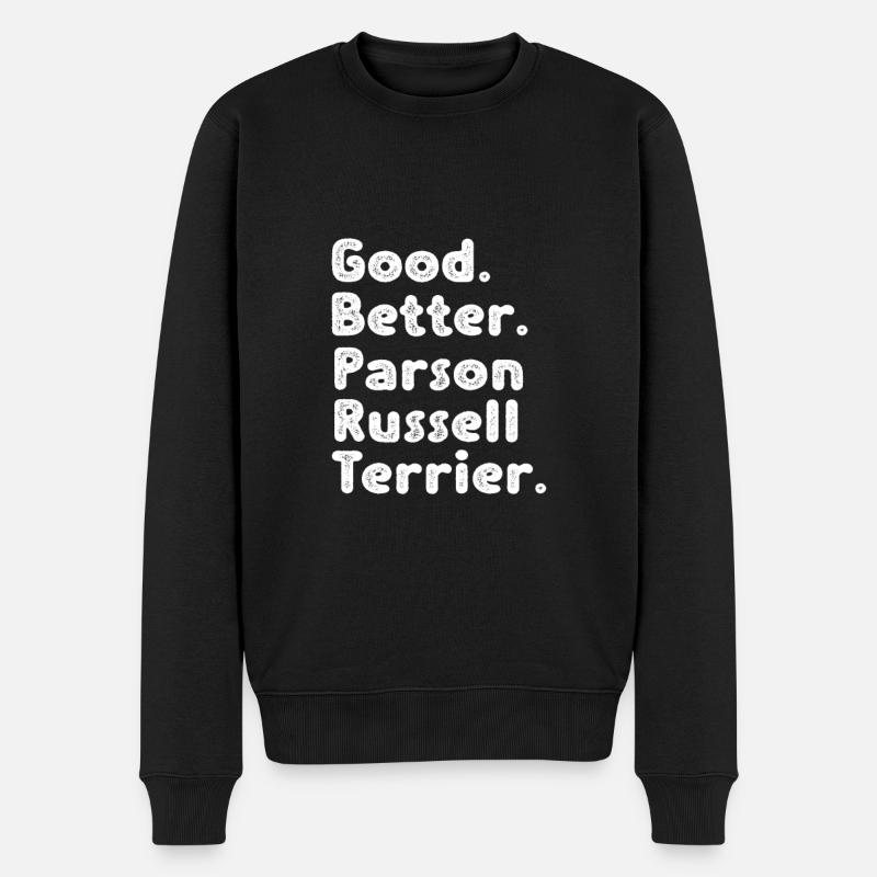 Parson Russell Terrier - Männer Premium Bio Pullover - Schwarz