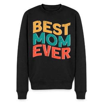 Cadeau de fête des mères familial jumelé aux mères - Pull Premium bio Homme - noir - Devant - Nico (187cm)
