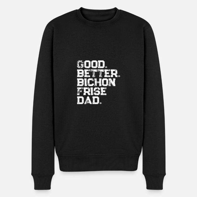 Bichon Frise - Pull Premium bio Homme - noir