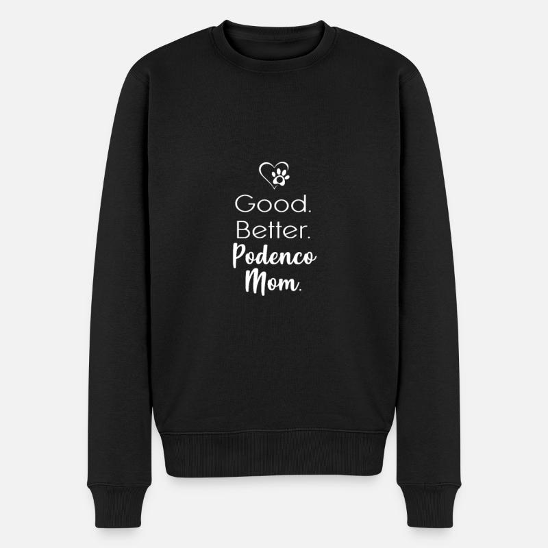 Podenco - Pull Premium bio Homme - noir