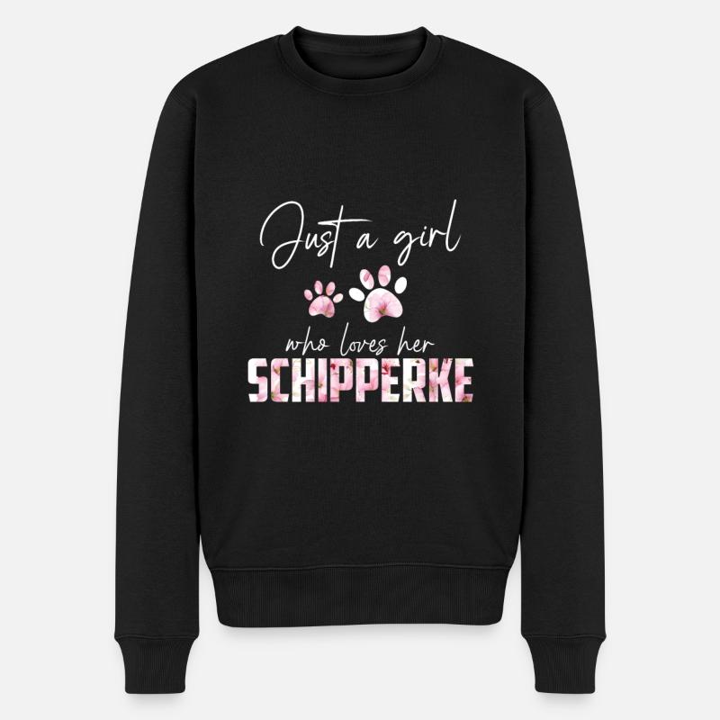 Schipperke - Pull Premium bio Homme - noir