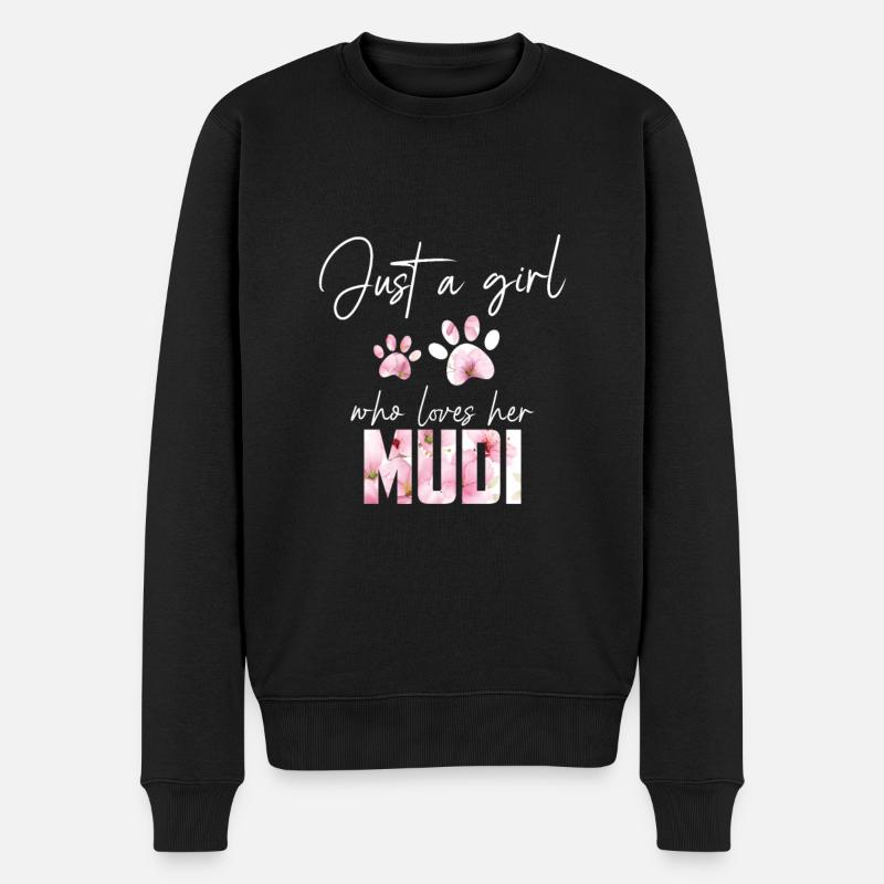 Mudi - Pull Premium bio Homme - noir