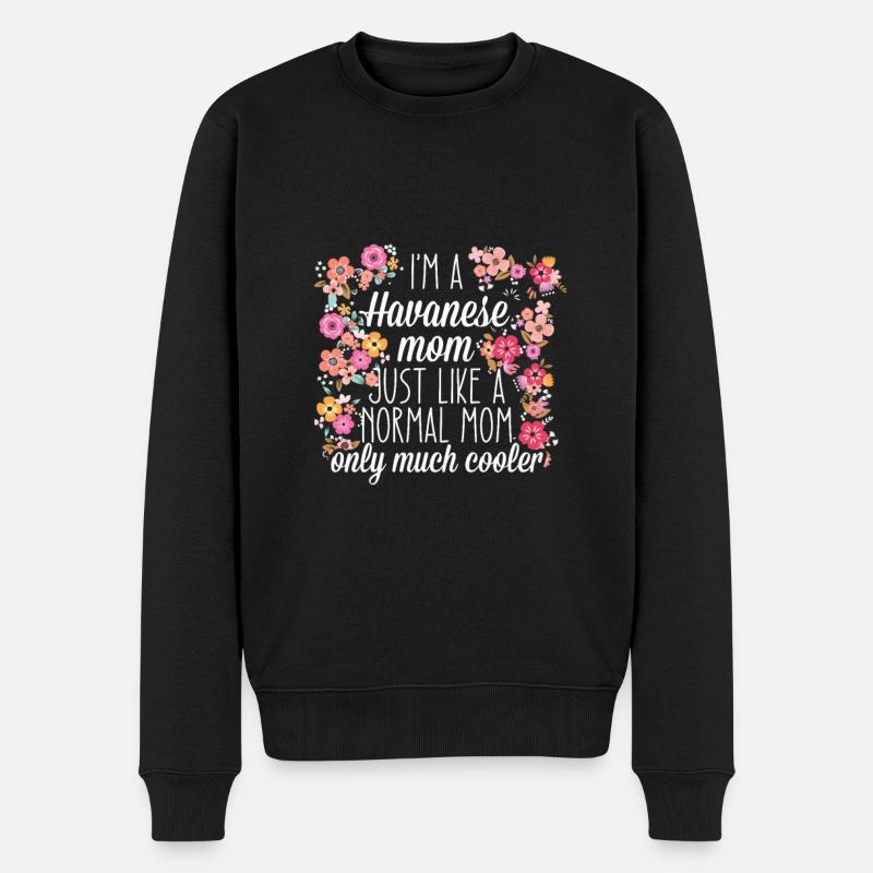 Maman havanaise - Pull Premium bio Homme - noir