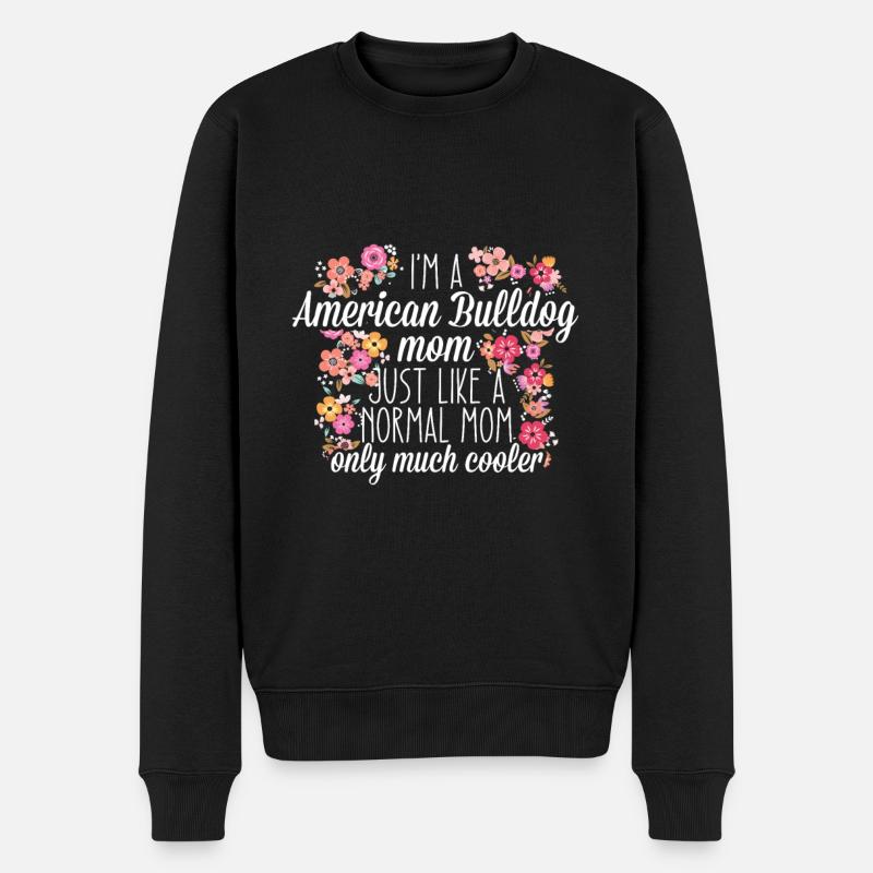Maman bouledogue américaine - Pull Premium bio Homme - noir
